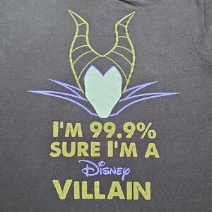 Disney Princess Shirt Maleficent I'm 99.9% I'm A Disney Villain
